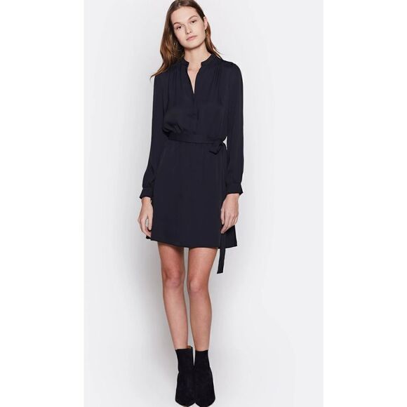 New. Joie silk belted shirt dress. - Picture 6 of 16